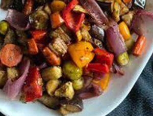 Honey Balsamic Roasted Vegies