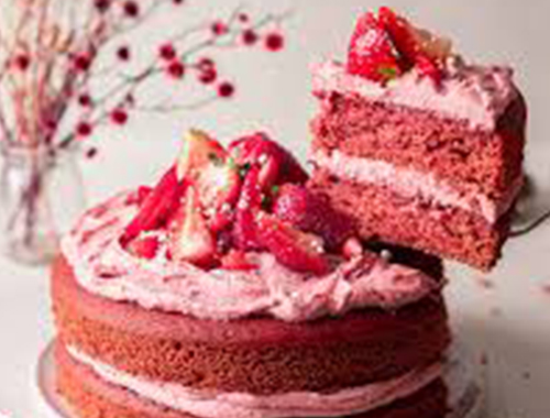 Strawberry-Gateau
